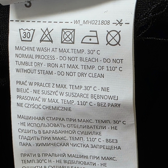 NWOT MOHITO Lady's Cropped Ankle Trousers, Black, Size Small - Picture 10 of 10